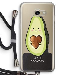 CaseCompany Avocuddle: Samsung Galaxy A5 (2017) Transparant Hoesje met koord