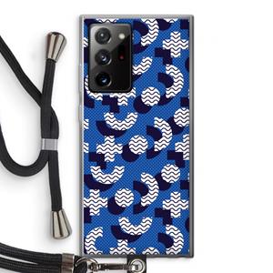 CaseCompany 8-bit N°5: Samsung Galaxy Note 20 Ultra / Note 20 Ultra 5G Transparant Hoesje met koord