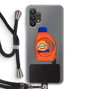 CaseCompany Ultra Sensitive: Samsung Galaxy A32 5G Transparant Hoesje met koord