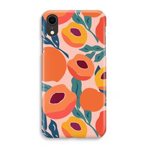 CaseCompany Perzik: iPhone XR Volledig Geprint Hoesje