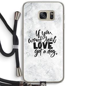CaseCompany Partner in crime: Samsung Galaxy S7 Transparant Hoesje met koord