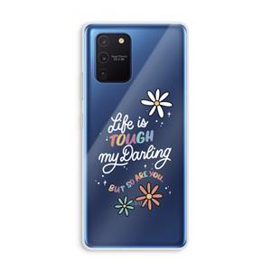 CaseCompany Tough Life: Samsung Galaxy Note 10 Lite Transparant Hoesje
