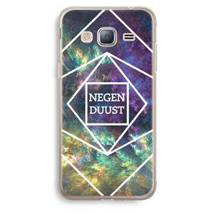 CaseCompany Negenduust ruimte: Samsung Galaxy J3 (2016) Transparant Hoesje