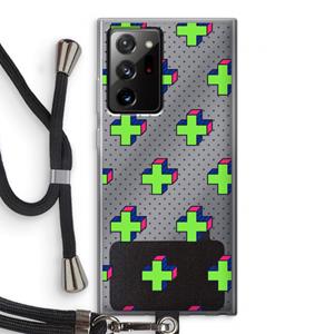 CaseCompany 8-bit N°10: Samsung Galaxy Note 20 Ultra / Note 20 Ultra 5G Transparant Hoesje met koord