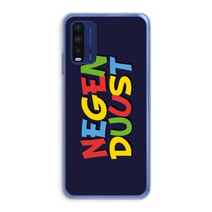 CaseCompany 90's One: Xiaomi Redmi 9T Transparant Hoesje