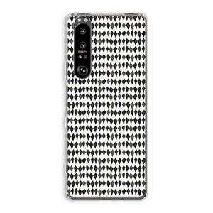 CaseCompany Crazy shapes: Sony Xperia 1 III Transparant Hoesje