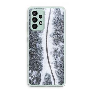 CaseCompany Snøfall: Samsung Galaxy A52s 5G Transparant Hoesje