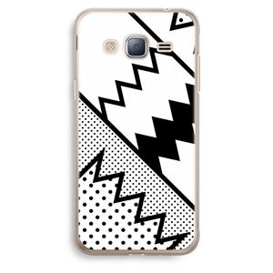 CaseCompany Pop Art #5: Samsung Galaxy J3 (2016) Transparant Hoesje