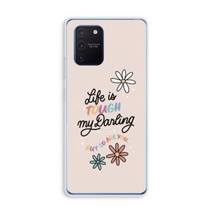 CaseCompany Tough Life: Samsung Galaxy Note 10 Lite Transparant Hoesje