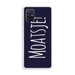 CaseCompany Moatsje!: Galaxy A71 Transparant Hoesje