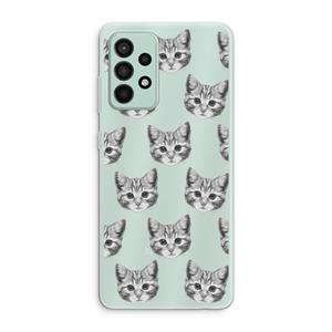 CaseCompany Kitten: Samsung Galaxy A52s 5G Transparant Hoesje