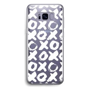 CaseCompany XOXO: Samsung Galaxy S8 Plus Transparant Hoesje