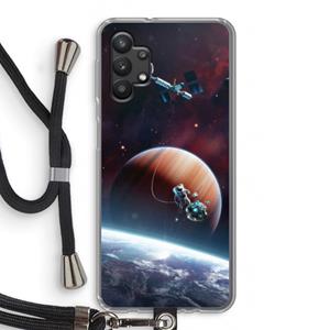 CaseCompany Examiner: Samsung Galaxy A32 5G Transparant Hoesje met koord