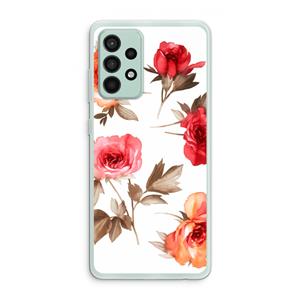 CaseCompany Roosjes: Samsung Galaxy A52s 5G Transparant Hoesje