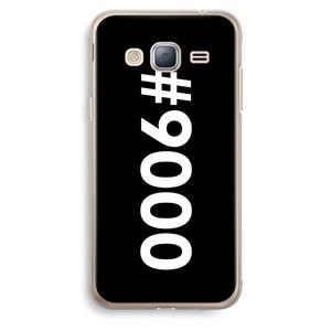 CaseCompany 9000: Samsung Galaxy J3 (2016) Transparant Hoesje