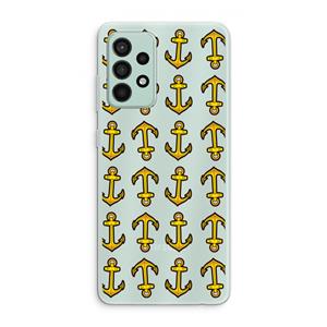 CaseCompany Musketon Anchor: Samsung Galaxy A52s 5G Transparant Hoesje