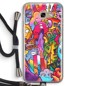 CaseCompany Dreams: Samsung Galaxy A5 (2017) Transparant Hoesje met koord
