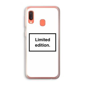 CaseCompany Limited edition: Samsung Galaxy A20e Transparant Hoesje