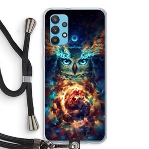 CaseCompany Aurowla: Samsung Galaxy A32 4G Transparant Hoesje met koord