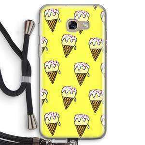 CaseCompany Isjes: Samsung Galaxy A5 (2017) Transparant Hoesje met koord