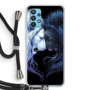 CaseCompany Brotherhood: Samsung Galaxy A32 4G Transparant Hoesje met koord