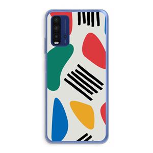CaseCompany Illustratieve pop 1: Xiaomi Redmi 9T Transparant Hoesje