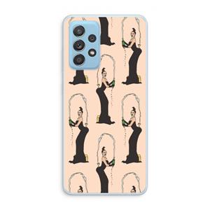 CaseCompany Pop Some Kim: Samsung Galaxy A73 Transparant Hoesje
