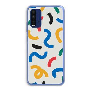 CaseCompany Illustratieve pop 2: Xiaomi Redmi 9T Transparant Hoesje