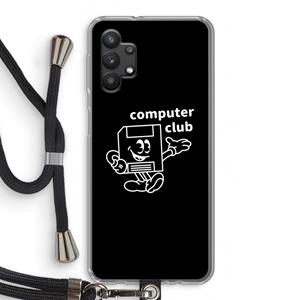 CaseCompany Floppyhead: Samsung Galaxy A32 5G Transparant Hoesje met koord
