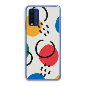CaseCompany Illustratieve pop 3: Xiaomi Redmi 9T Transparant Hoesje