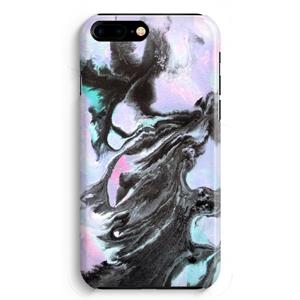 CaseCompany Pastel zwart: iPhone 8 Plus Volledig Geprint Hoesje