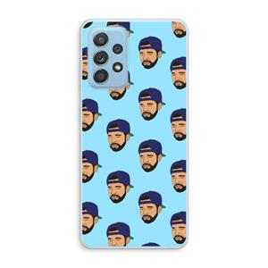 CaseCompany Drake Away: Samsung Galaxy A73 Transparant Hoesje