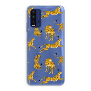 CaseCompany Luipaard: Xiaomi Redmi 9T Transparant Hoesje