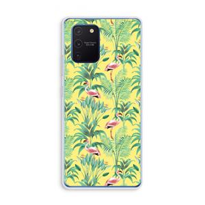 CaseCompany Flamingo party: Samsung Galaxy Note 10 Lite Transparant Hoesje