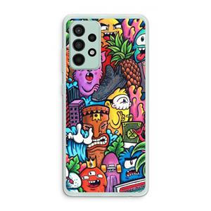 CaseCompany Vexx Mixtape: Samsung Galaxy A52s 5G Transparant Hoesje