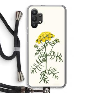 CaseCompany Tansy: Samsung Galaxy A32 5G Transparant Hoesje met koord