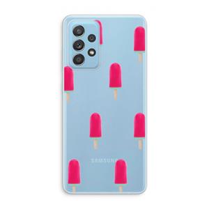 CaseCompany Waterijsje: Samsung Galaxy A73 Transparant Hoesje