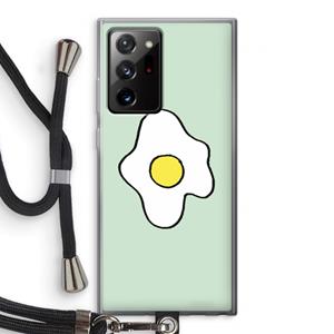 CaseCompany Spiegelei: Samsung Galaxy Note 20 Ultra / Note 20 Ultra 5G Transparant Hoesje met koord