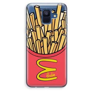 CaseCompany McElodie: Samsung Galaxy A6 (2018) Transparant Hoesje