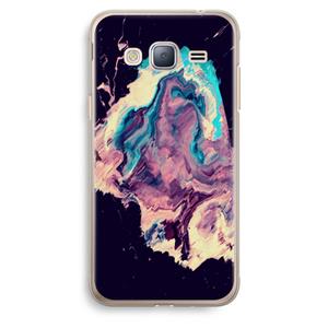 CaseCompany Cosmic Silence: Samsung Galaxy J3 (2016) Transparant Hoesje