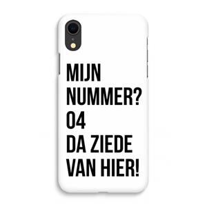 CaseCompany Da ziede van hier: iPhone XR Volledig Geprint Hoesje