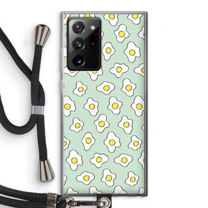 CaseCompany Spiegeleitjes: Samsung Galaxy Note 20 Ultra / Note 20 Ultra 5G Transparant Hoesje met koord