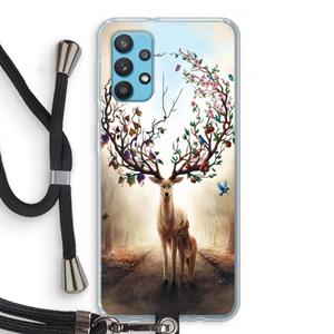CaseCompany Seasons Change: Samsung Galaxy A32 4G Transparant Hoesje met koord