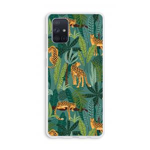 CaseCompany Luipaard 2: Galaxy A71 Transparant Hoesje