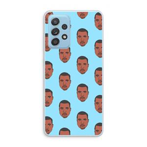 CaseCompany Kanye Call Me℃: Samsung Galaxy A73 Transparant Hoesje