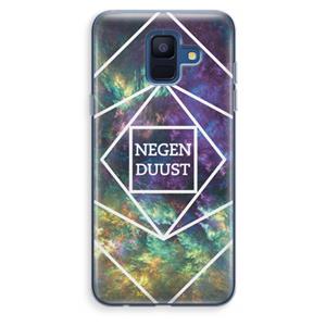 CaseCompany Negenduust ruimte: Samsung Galaxy A6 (2018) Transparant Hoesje