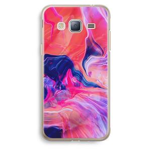 CaseCompany Earth And Ocean: Samsung Galaxy J3 (2016) Transparant Hoesje