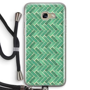 CaseCompany Moroccan tiles 2: Samsung Galaxy A5 (2017) Transparant Hoesje met koord