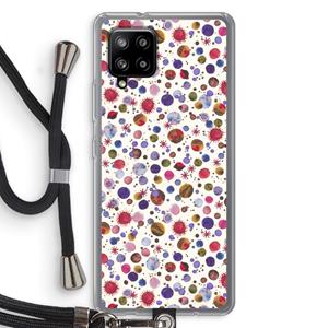 CaseCompany Planets Space: Samsung Galaxy A42 5G Transparant Hoesje met koord