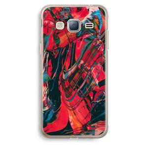 CaseCompany Endless Descent: Samsung Galaxy J3 (2016) Transparant Hoesje